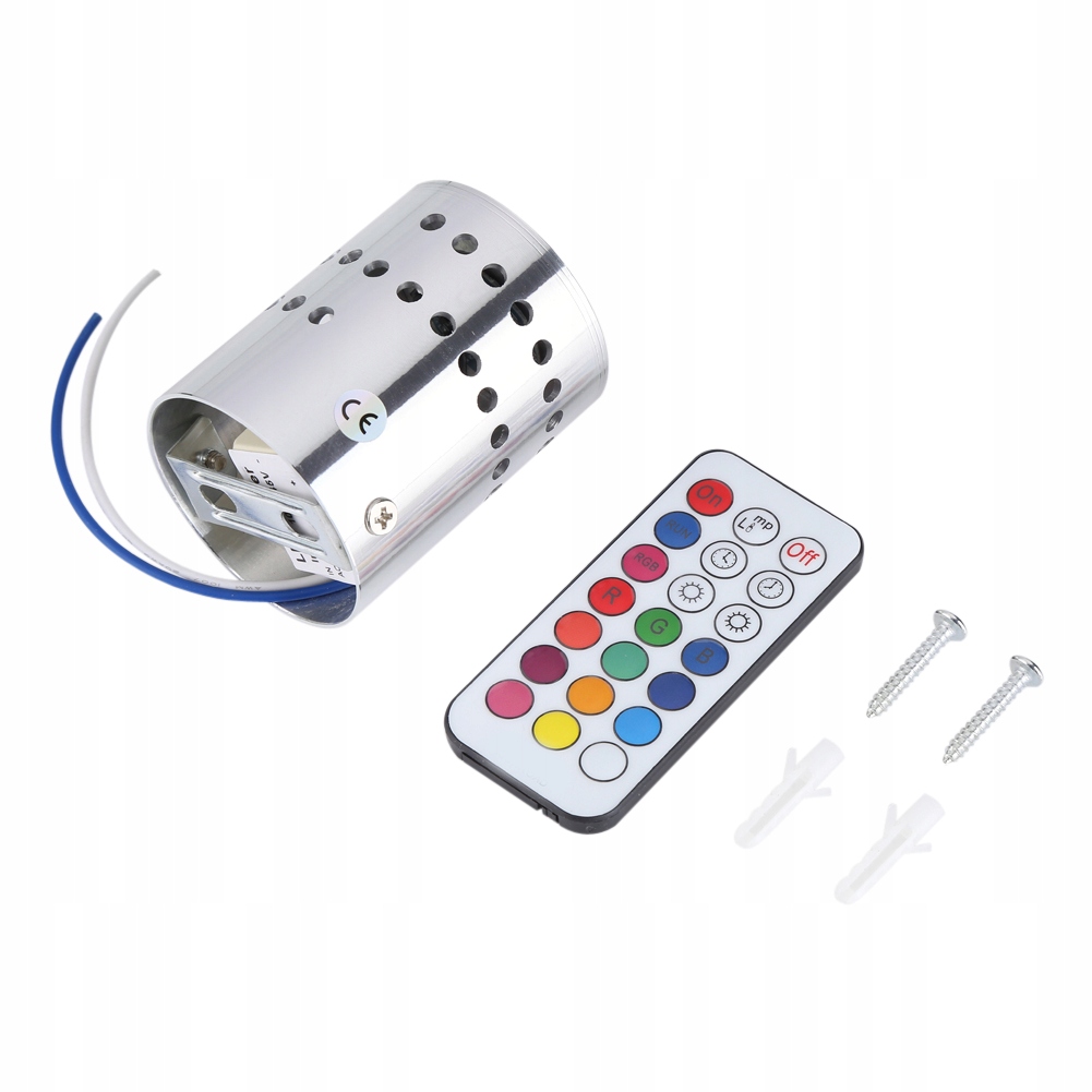 Pouličná LED lampa - 09 x 2 s diaľkovým ovládaním nástennej lampy LED SCONCE