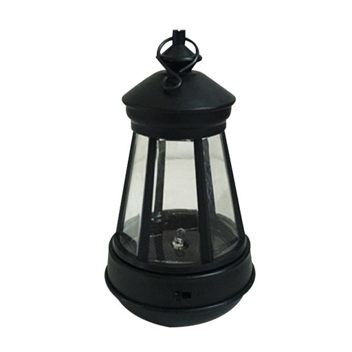 Solárne svietidlá - 1 ks Solárna záhradná lampa s LED závesným svietidlom z nehrdzavejúcej ocele
