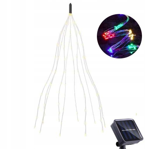 Vonkajšia dekoračná reťaz GIRLANDA - 10 x 20 LED 2M GARLAND GARLAND GARDER LAMP