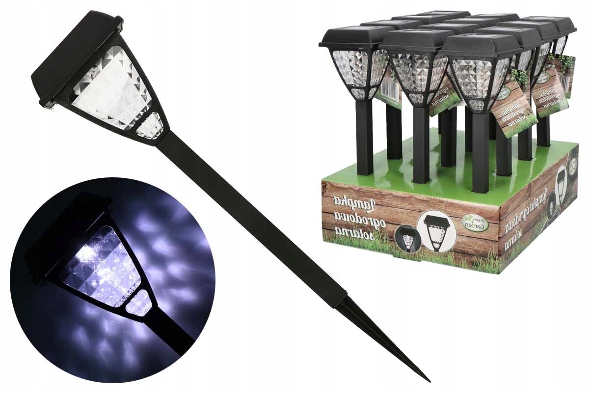 Solárne svietidlá - 12 x SOLÁRNE LED ZÁHRADNÉ SVETLO ULIČNÉ SVETLO