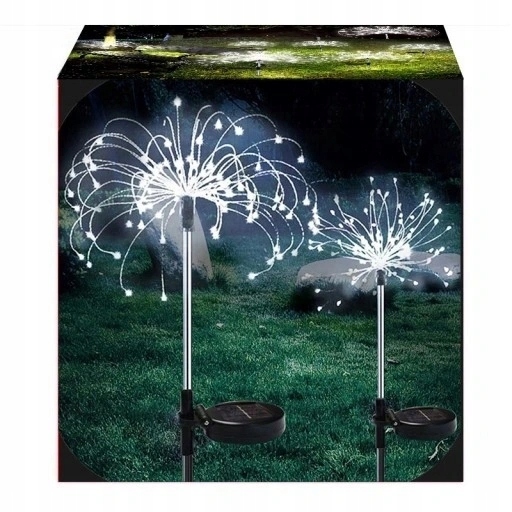 2X SOLÁRNA LAMPA ZÁHRADNÁ DEKORÁCIA LÚPAVKY 150 LED