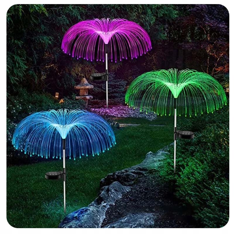 Solárna lampa, 55 cm, 2 ks.