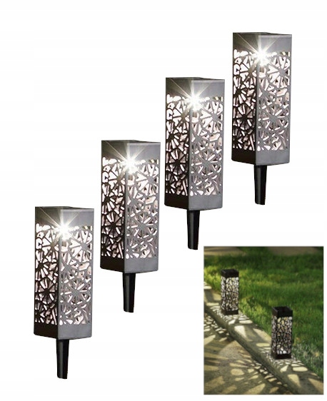 Solárna lampa LaCarte, čierna, 28,5 cm, 1 ks.