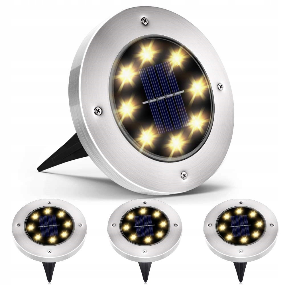 Solárne svietidlá - 4x záhradné svietidlo SOLAR STAIRED tepané LED CW