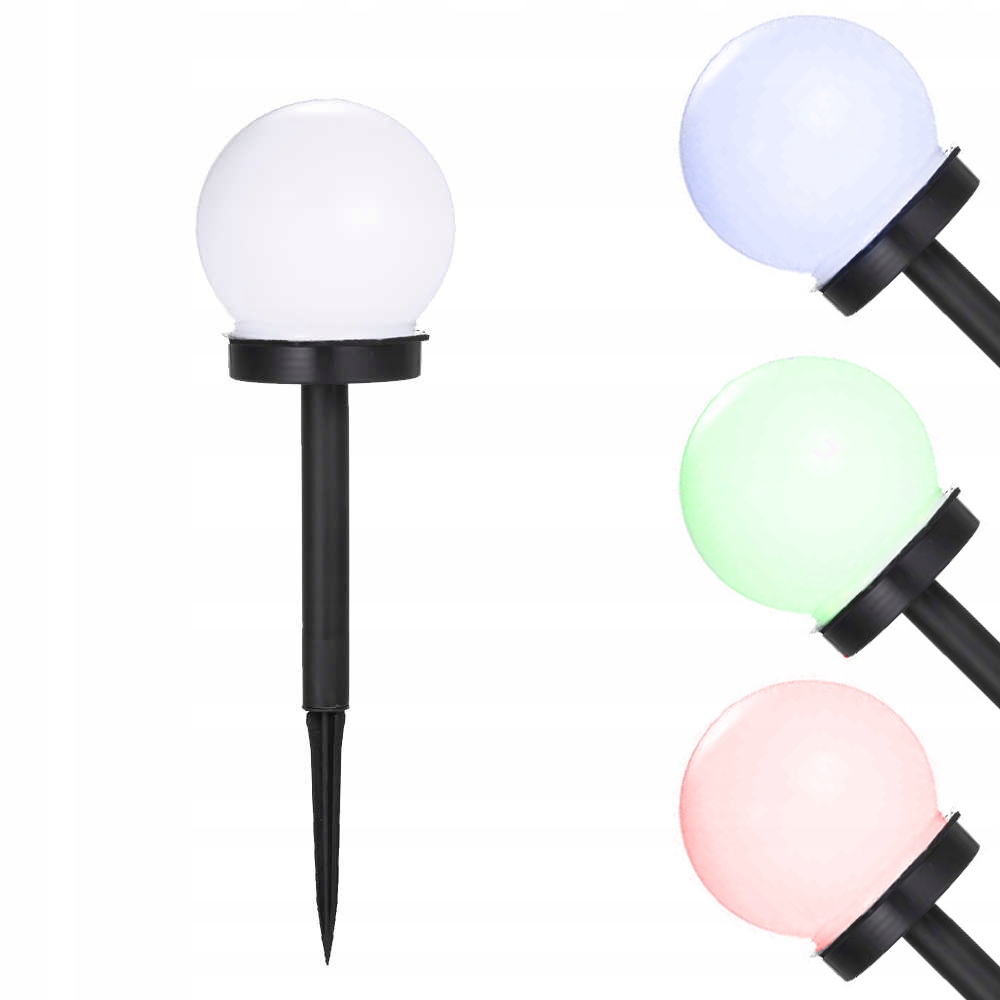 Solárne svietidlá - 5 x Svietidlá Solárna záhrada LED guľa multikolor