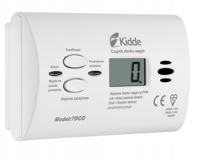 Snímač snímača oxidu uhličitého 7 s LCD displejom