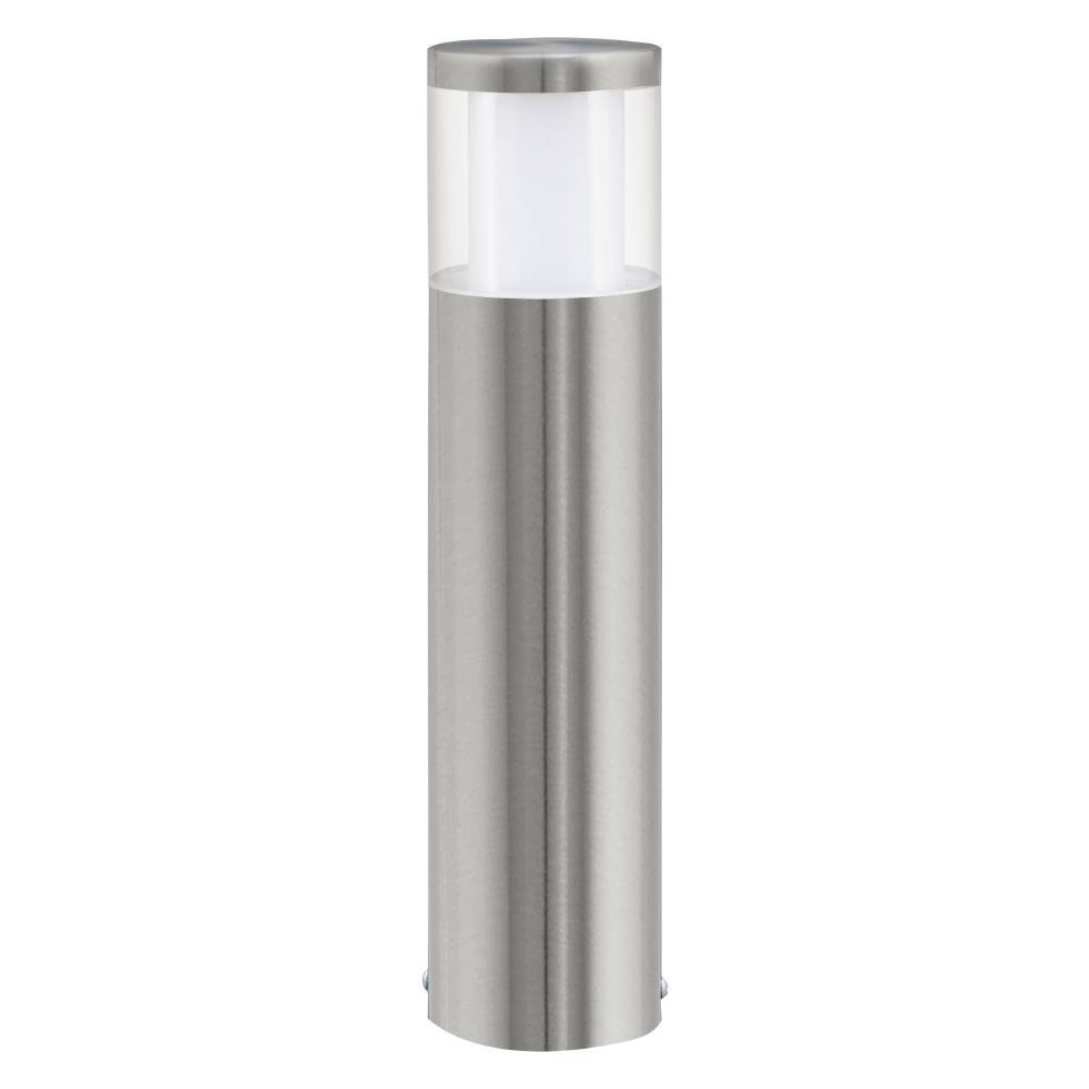 Stĺpíkové osvetlenie - Chrome Metal LED kovový piest EGLO BASALGO 1