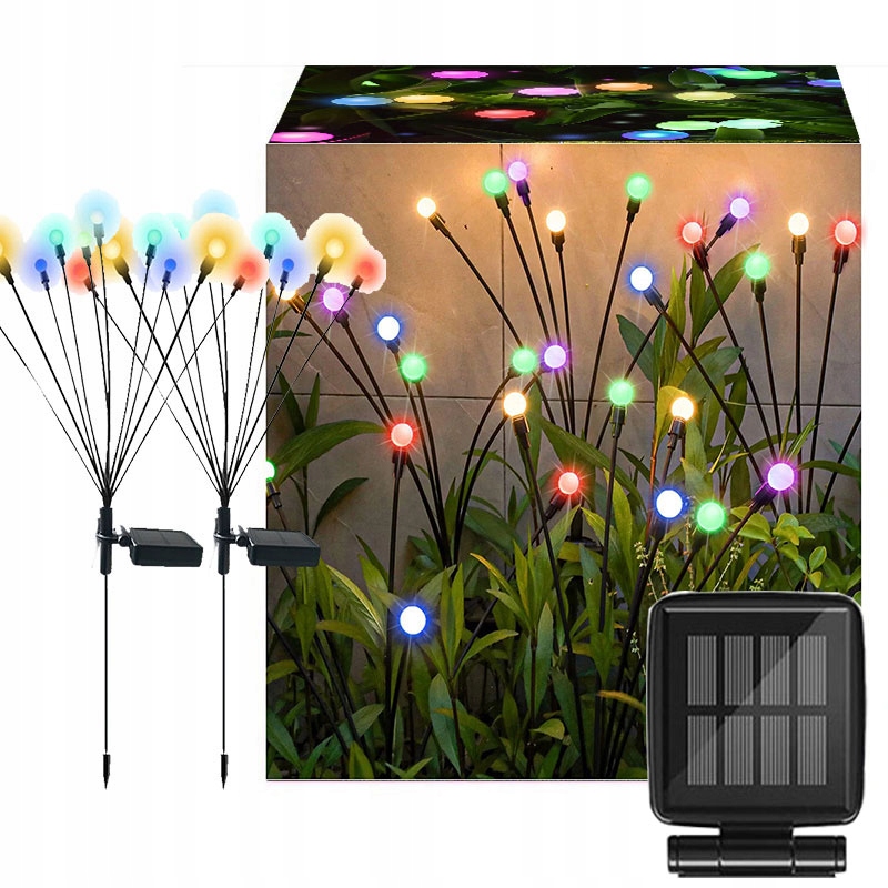 Solárna lampa XV, 75 cm, 2 ks.