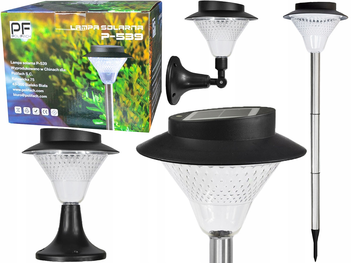 Solárne svietidlá - Veľká premium Solárna lampa 39 Strong LED P-539