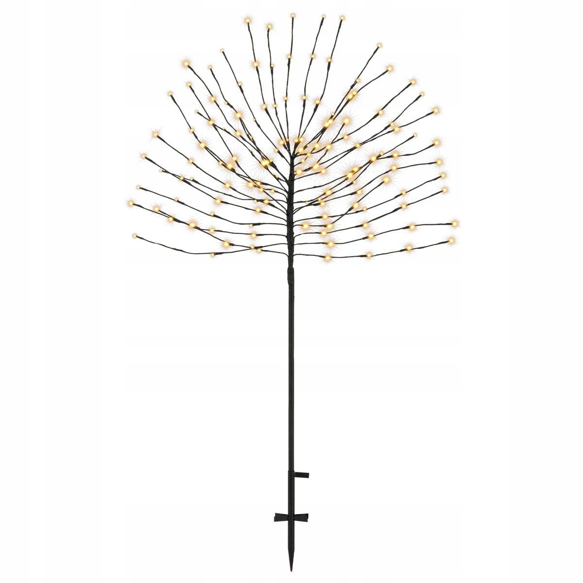 Solárne svietidlá - Žiariaci strom 140 LED teplý biely 150 cm vnútri