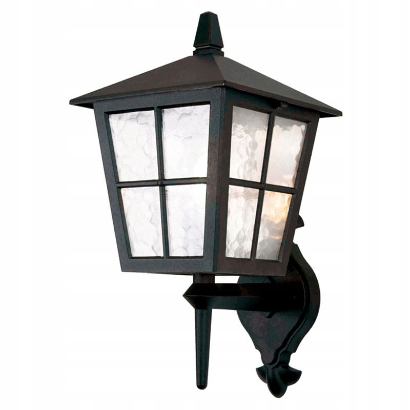 Vonkajšie fasádne svietidlo - Elstead Lighting CANTERBURY BL46M ČIERNE nástenné svietidlo 1x