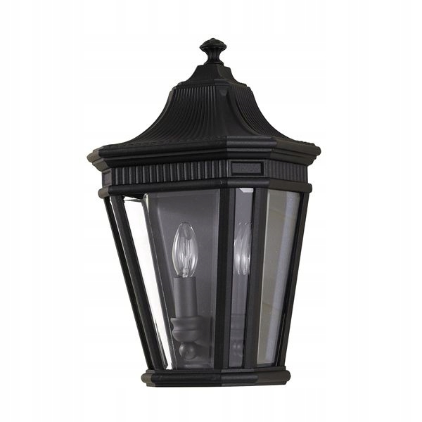 Vonkajšie fasádne svietidlo - FEISS COTSWOLD JAVE FE / COTSLN7 BK LAMP 2X60W / E1