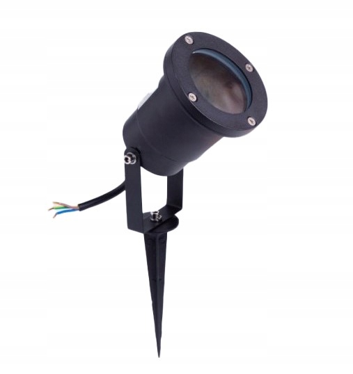 Zápustné svietidlo Ecolight RO-1, čierne, 31,5 cm