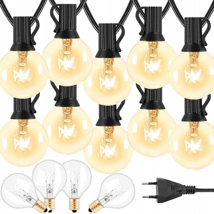 GARLAND VEĽKÉ VONKAJŠIE ZÁHRADNÉ LAMPY 75 TERASA BALKÓN TERASA 22M