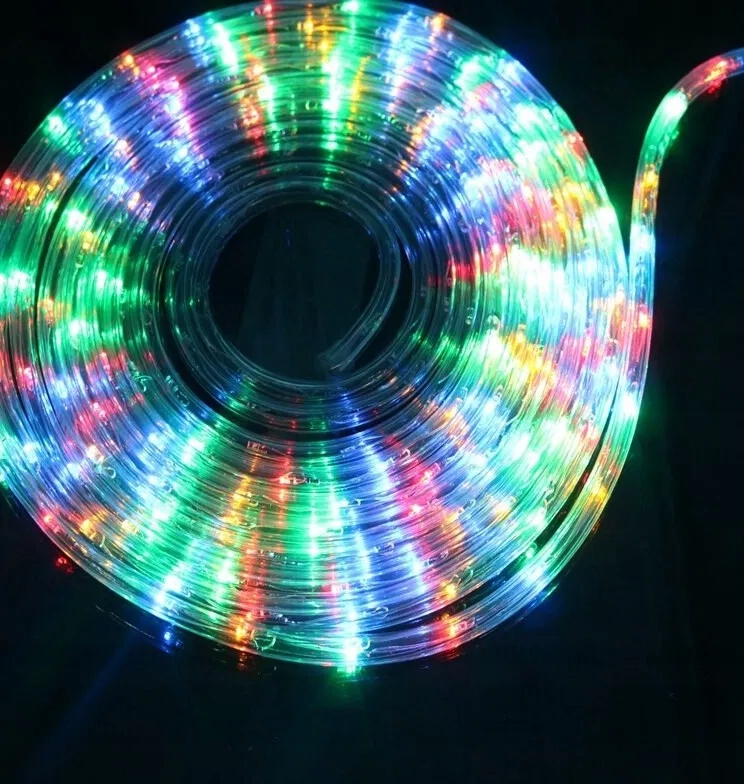 Vonkajšia dekoračná reťaz GIRLANDA - RGB GARLAND Externé osvetlenie 8m