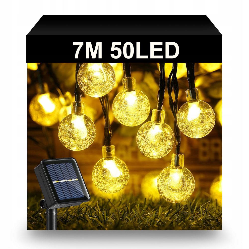 Solárne visiace lampy 50 -vodené teplé biele