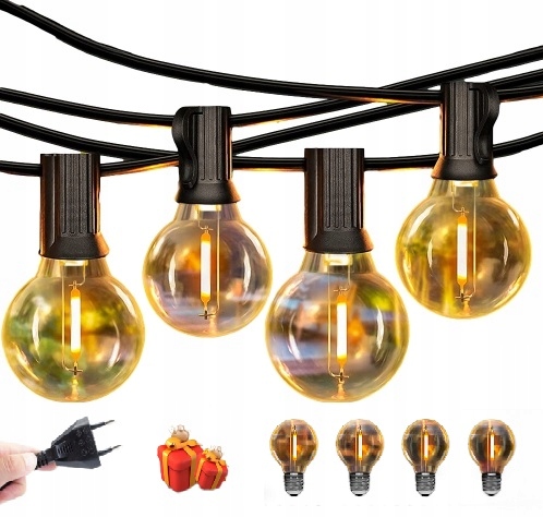 LED_RGB_100_Bulbs girlanda 3000 cm sieť