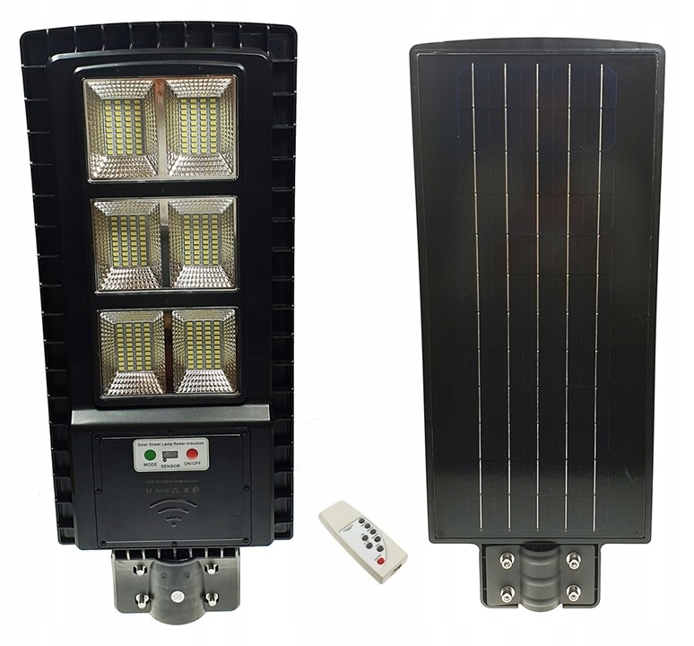 Pouličná LED lampa - LED HALOGÉNOVÁ ULICA 90W SOLÁRNA LED SVIETIDLO + DIAĽKOVÉ OVLÁDANIE