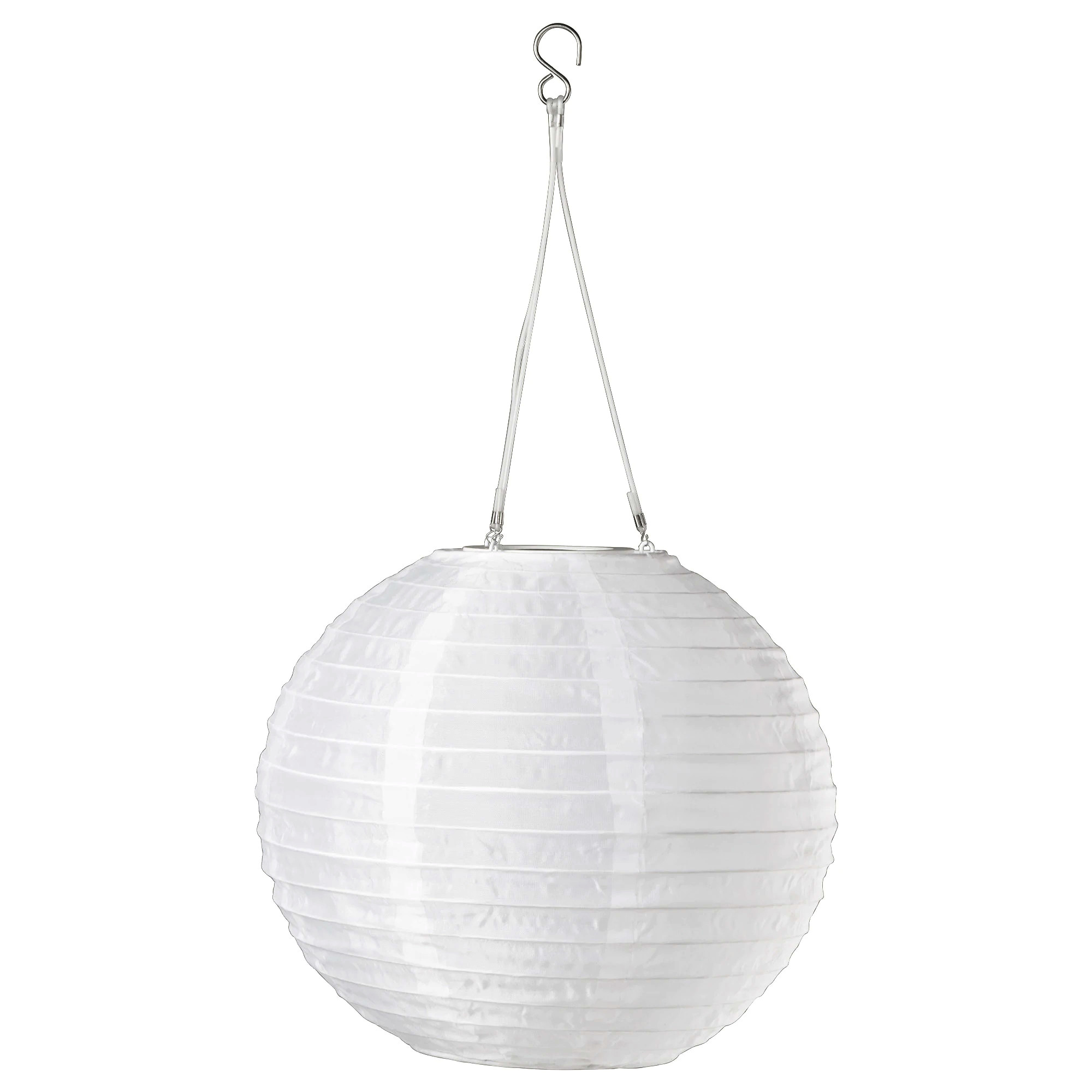 Vysiace svetlá, lampy - IKEA SOLVINDEN SOLAR LANTERER LED 30 cm do záhrady