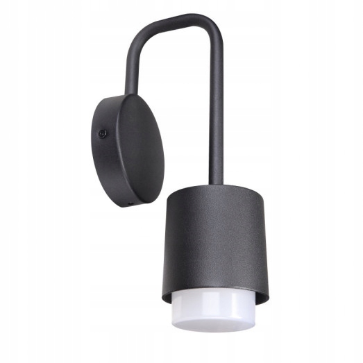 Vonkajšie fasádne svietidlo - Nástenná lampa IATALUX SORANO C49 / BK-9 ČIERNY