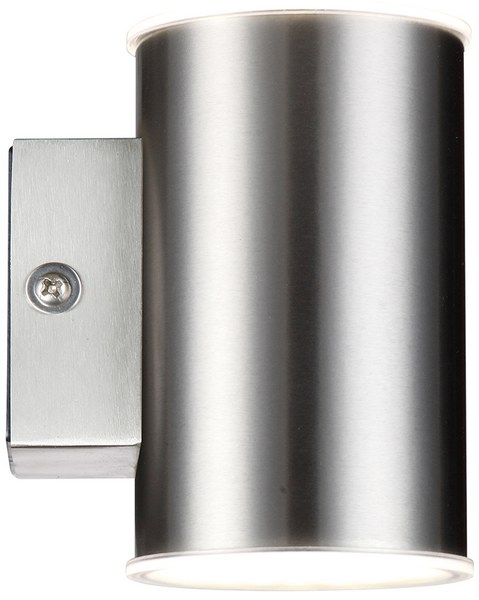 Vonkajšie fasádne svietidlo - ZÁMOK NA ZAHRADU POLUX NIVERO 304094 INOX LED FV