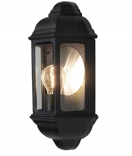 Vonkajšie fasádne svietidlo - Nástenná lampa / plafón čierna E27 IP44 100W nástenná lampa