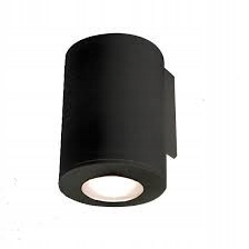 Vonkajšie fasádne svietidlo - Sconce Franca 90-1L Black Y GU10 LED 3 5W 4000K