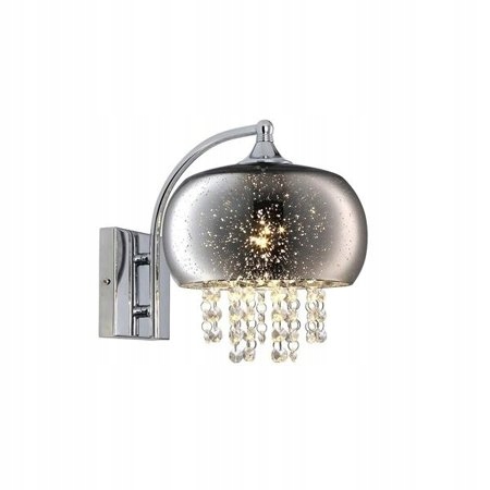 Vonkajšie fasádne svietidlo - Nástenné svietidlo Starlight Chrome E14 40W MILAGRO ML3786