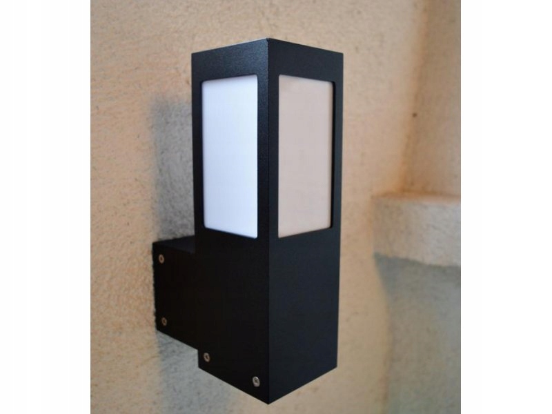 Vonkajšie fasádne svietidlo - Nástenné lampy Square Modern Garden Arkad-3 DG
