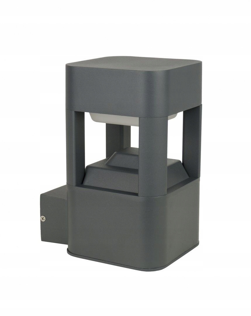 Vonkajšie fasádne svietidlo - Záhradná tapeta Square 20cm Dark Asiel