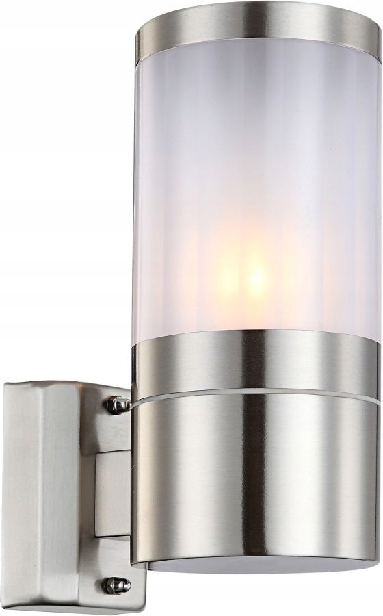 Vonkajšie fasádne svietidlo - Záhradná nástenná lampa inox classic xeloo globo