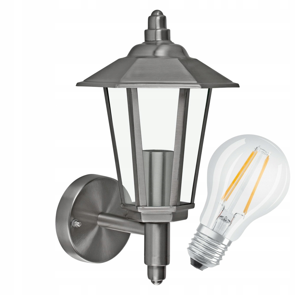 Vonkajšie fasádne svietidlo - Maják na stenu + LED 6.5W = 60W 4000K