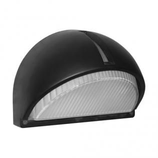 Vonkajšie fasádne svietidlo - Nástenné lampy polokonca su-ma 5284 čierna