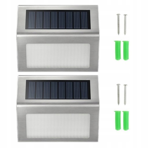Solárne svietidlá - Nástenná lampa poháňaná solárnym výkonom 2 LED LED