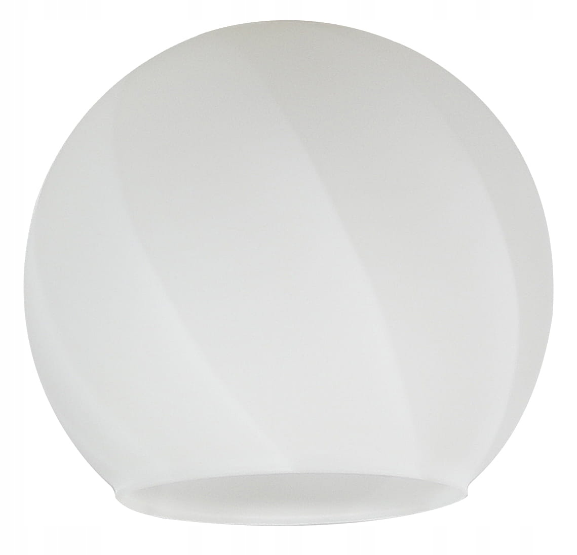 Lampové tienidlo - Klaosz guľa Otvorená 20 cm diery 4,5 cm biele sklo