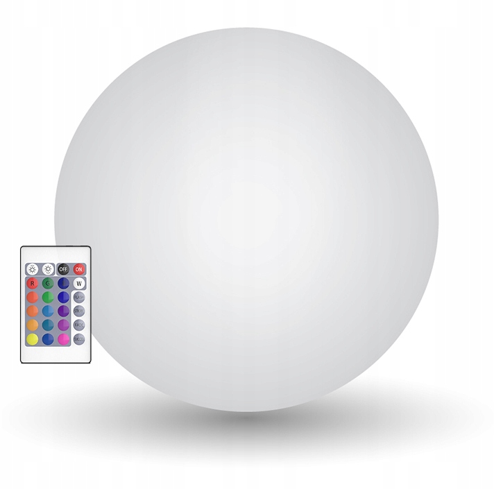 Solárne svietidlá - Solar Ball Solar LED + RGB lampa + diaľkové ovládanie