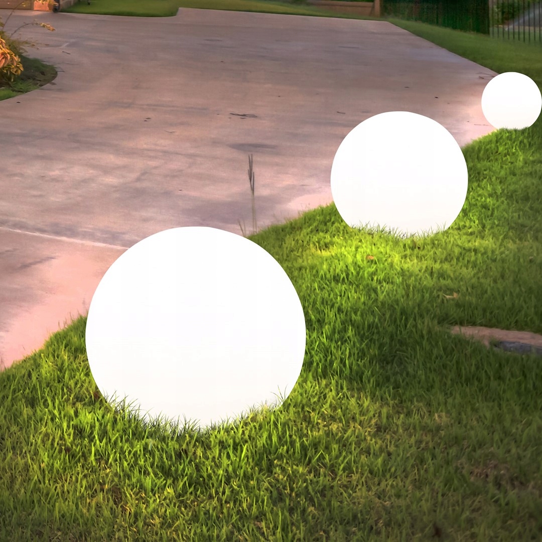 Vonkajšia dekoračná reťaz GIRLANDA - Záhradná guľatá exteriérová lampa FI 40 LED