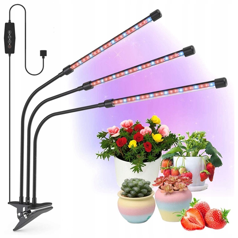 Osvetlenie pre rastliny - Lampa pre rast rastlín 60w 60w časovač