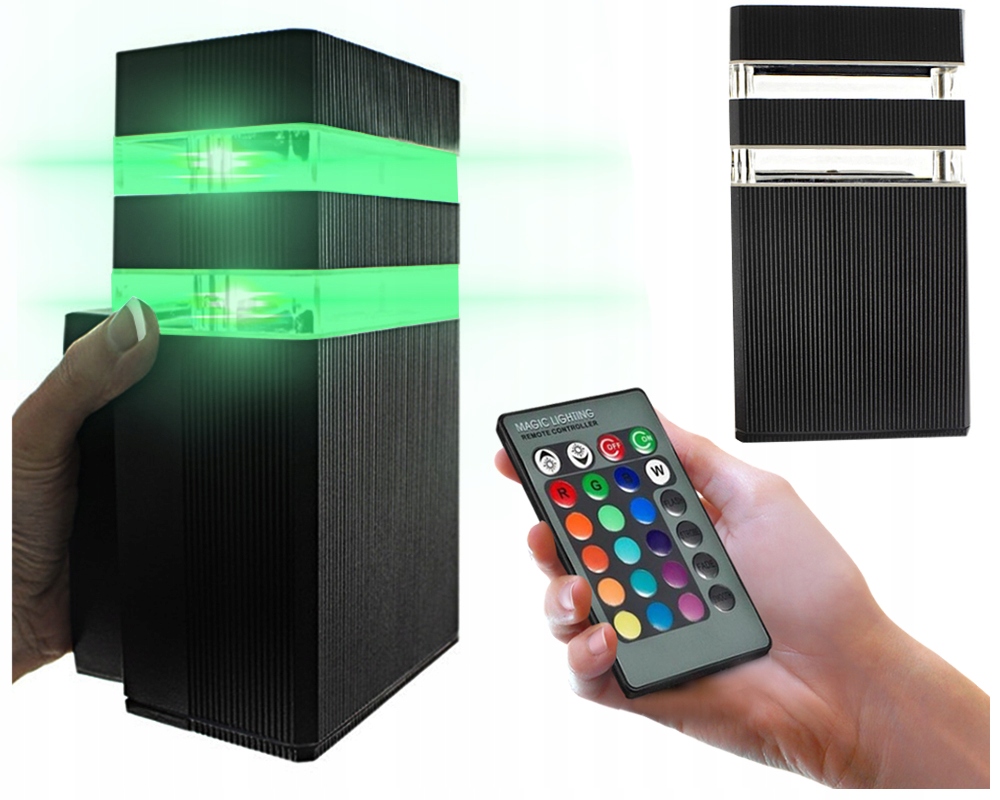 Vonkajšie fasádne svietidlo - RGB Fasádne lampy Vonkajšia záhrada