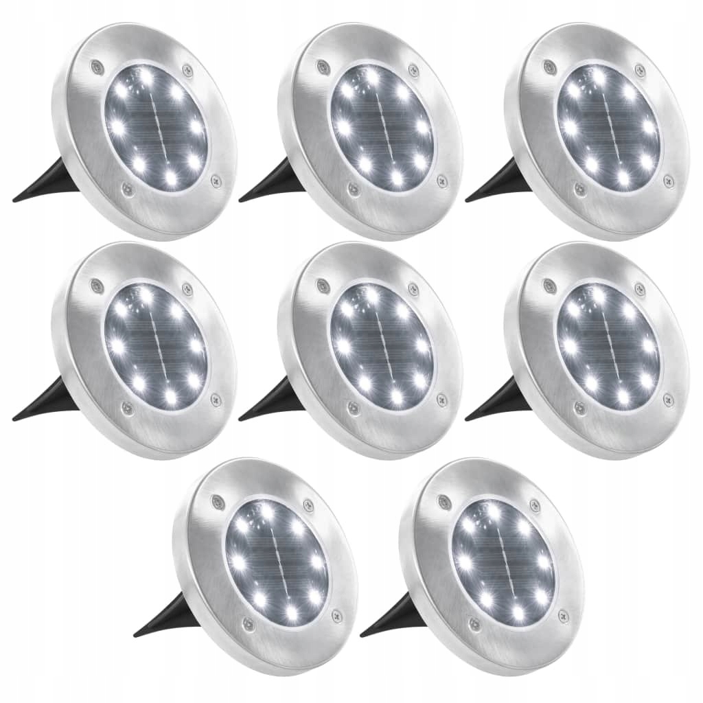 Solárne svietidlá - Land lampa Solárna studená biela LED dióda 8x