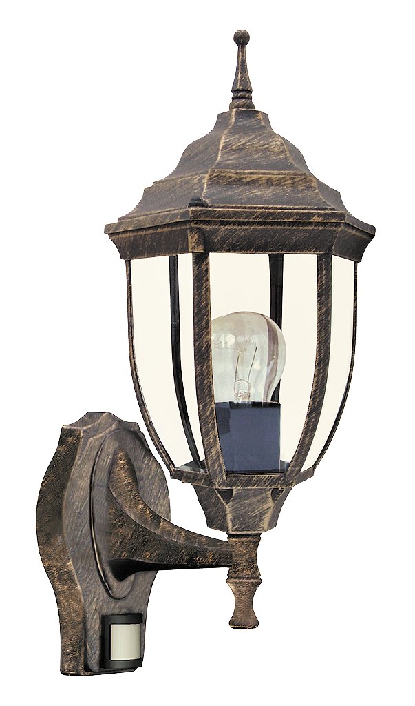 Vonkajšie fasádne svietidlo - Záhradná nástenná lampa s nizza pohybu