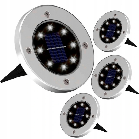Solárne svietidlá - LAMP LAMP SOLAR SOLAR LIST LIKVIDLÁ 8 LED 4 x