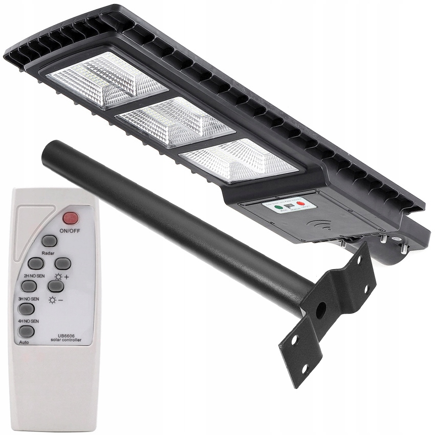 Pouličná LED lampa - Lampa Street Lantern 120W Diaľkové ovládanie + Rukoväť