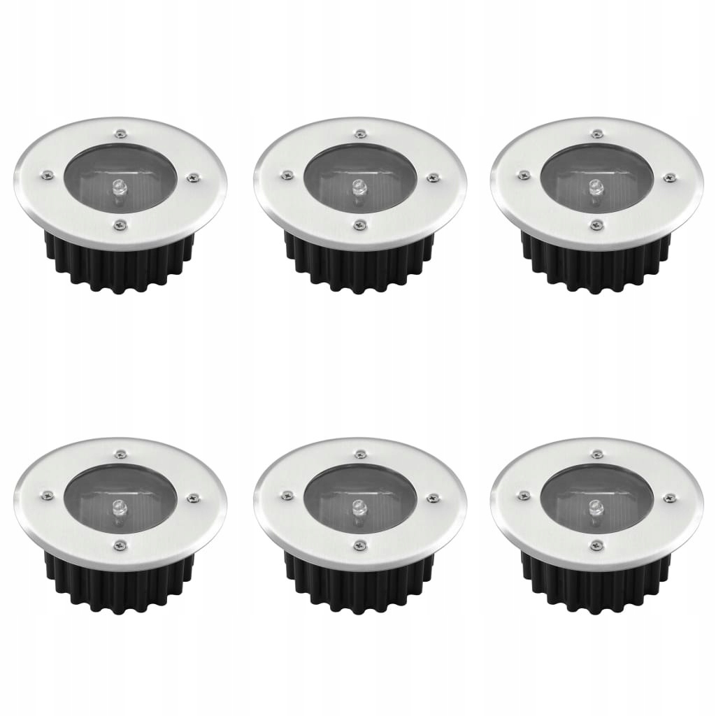 Solárne svietidlá - Solárne reverzné lampy ROUND LED SET 6 ks