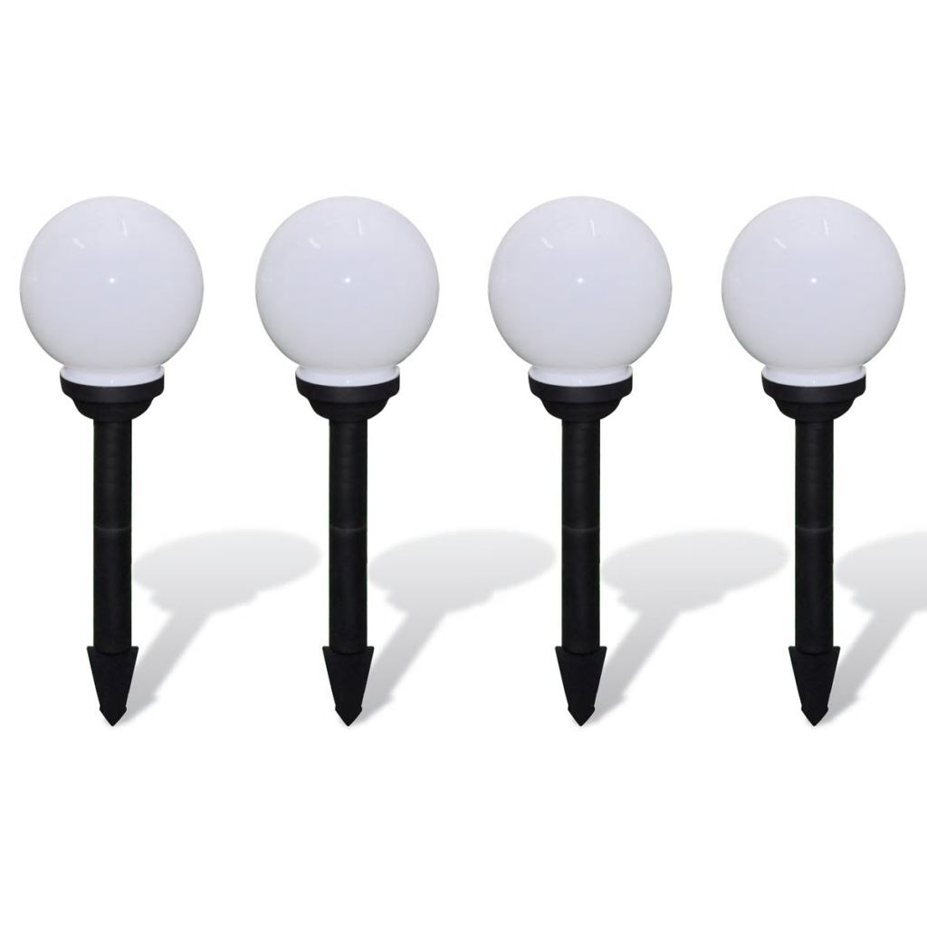 Solárne svietidlá - Záhradná lampa Solar Ball 15 cm LED SET 4 ks