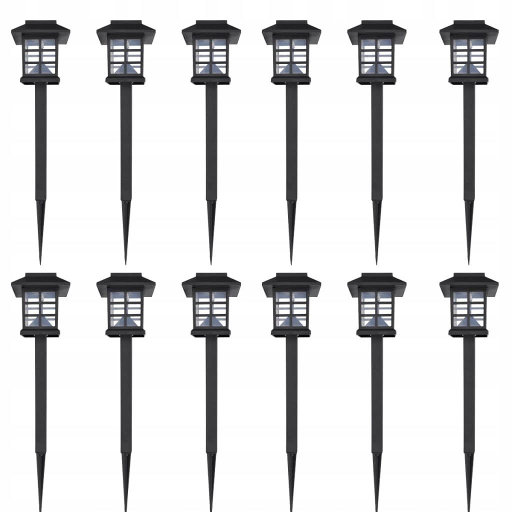 Solárne svietidlá - Záhradná lampa Solárna sestra LED SET 12 ks