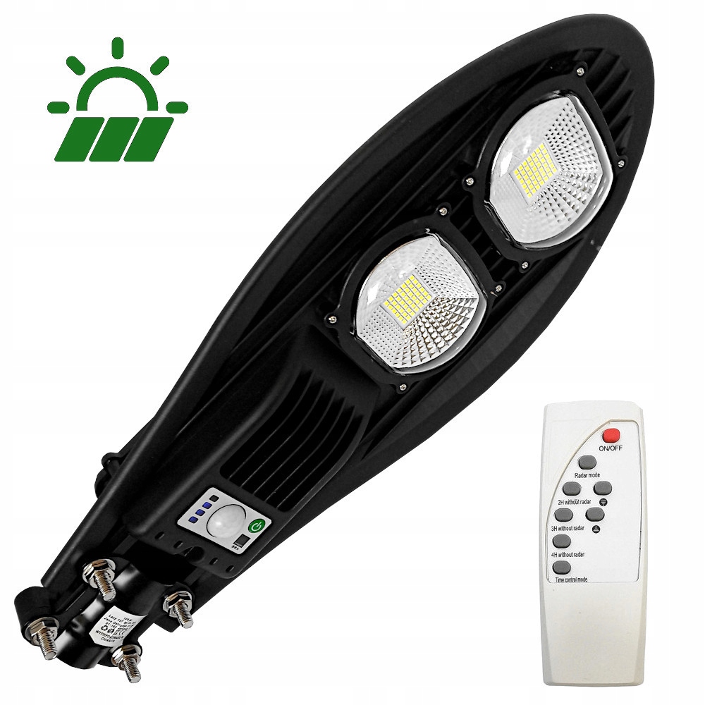 Pouličná LED lampa - Solárna lampa 100W LED Street Lantern Sensor