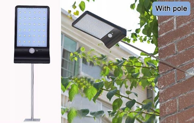 Pouličná LED lampa - Solárna lampa Ulica Lantern 36 LED SCONCE