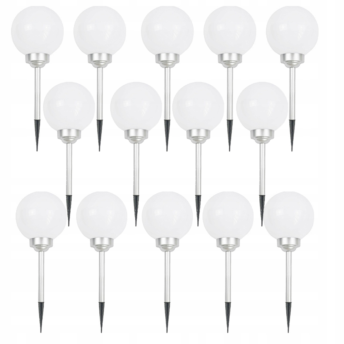 Solárne svietidlá - Solárne lampy LED záhradné svetlo 20cm 14 ks