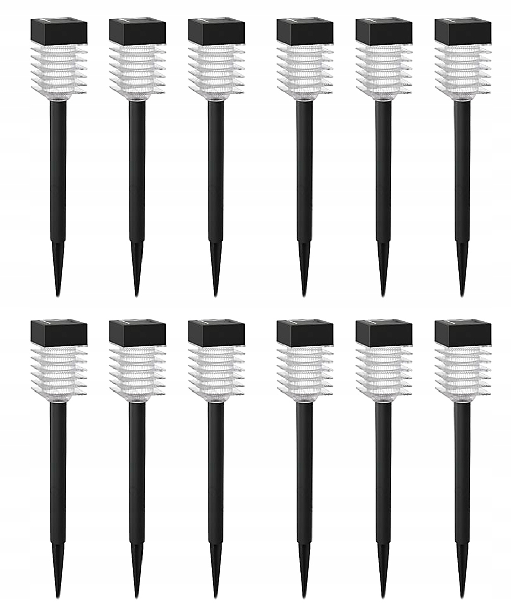 Solárne svietidlá - Solárne LED záhradné lampy Drive Maják 12ks